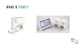 Fűtés-, hűtés- és HVAC-vezérlés Homeyval